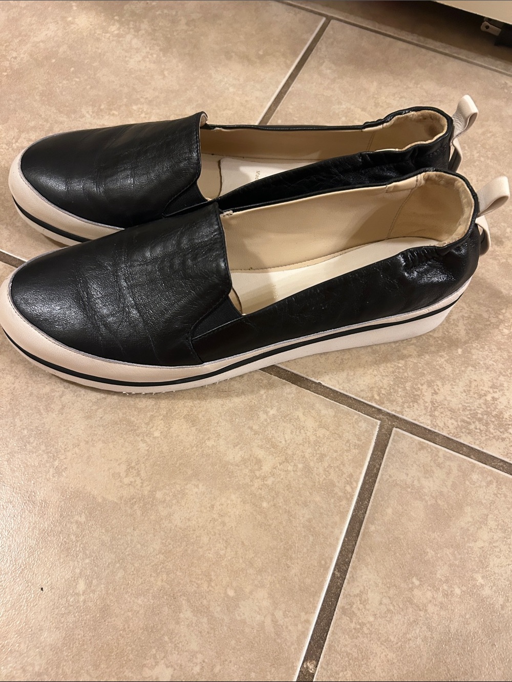 Ron White Black Nelleca Slip-On Platform Sneakers - Casual Women’s Shoes